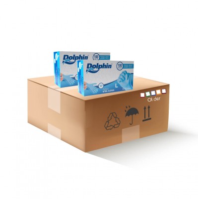 Mavi Nitril Eldiven - Pudras�z(L)